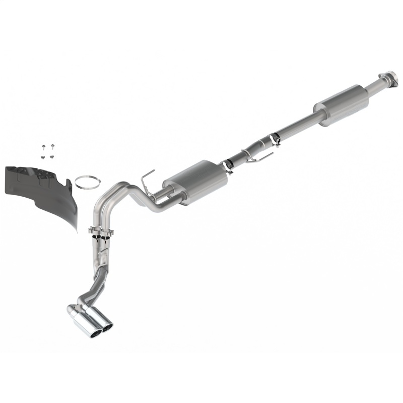 Ford F-150 Performance Exhaust - Ford Racing - Side Exit Sport - Chrome - `21-`22